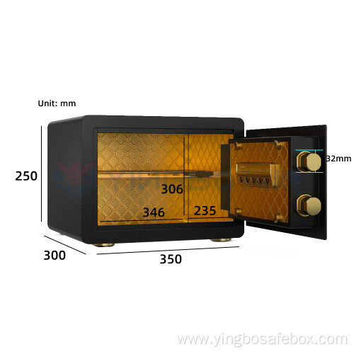 fireproof mini digital fingerprint safe box for homes